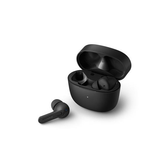 PHILIPS Auricular BLUETOOTH TAT2206 Negro Series 2000 Resistente Al Agua,sudor con Estuche de Carga