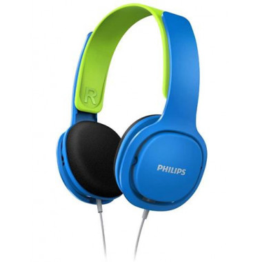 PHILIPS Auricular de Casco para Niños 85DB Maximo Azul SHK2000BL