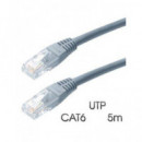 Cable de Red RJ45 Utp Cat 6 5MTRS Gris CR0744  CROMAD