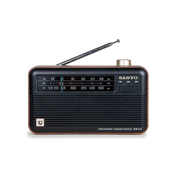 Radio Portátil Am/fm Recargable SANYO KS114