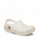 Chanclas Classic Paint Splatter Kids  CROCS