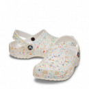 Chanclas Classic Paint Splatter Kids  CROCS