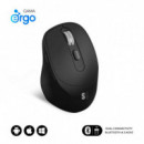 SUBBLIM Raton Comfort Ergo Dual Mouse Battery Black