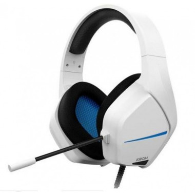 Krom Auriculares con Micro Kopa Move Blancos Diadema Ajustable/ Jack 3.5  KROM GAMING