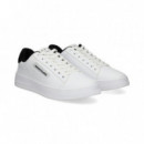 Talon Oscuro Deportivo Blanco  ARMANI EXCHANGE