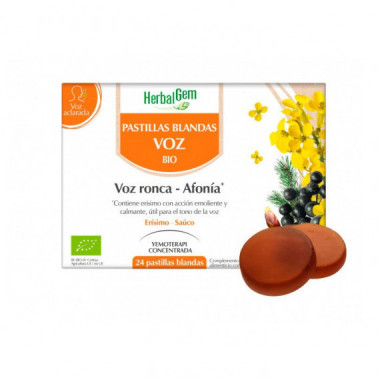 Herbalgem Pastillas Blandas Voz Bio  PRANAROM ESPAÑA S.L.U.