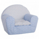 Sillon Infantil Estrellas Azul/blanco  INTERBABY