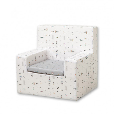 Sillon Infantil Tipi Oso Blanco  INTERBABY