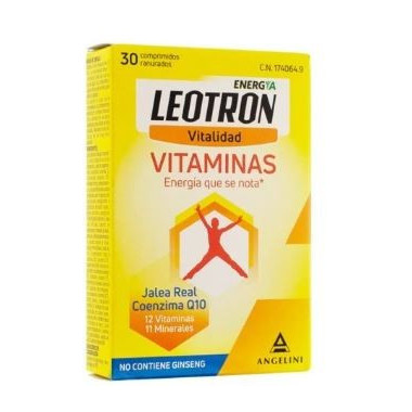 Leotron Vitaminas ( sin Ginsens) 30 Caps  ANGELINI PHARMA ESPAÑA