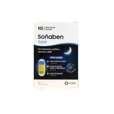 Ns Soñaben Total 30 Capsulas Vegetales  CINFA