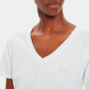 Camiseta Fiore V Neck  PEPE JEANS