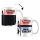 Taza Desayuno Stranger Things del Reves Cambio de Diseño