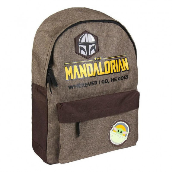 Mochila Casual Star Wars The Mandalorian Wherever I Go, He Goes