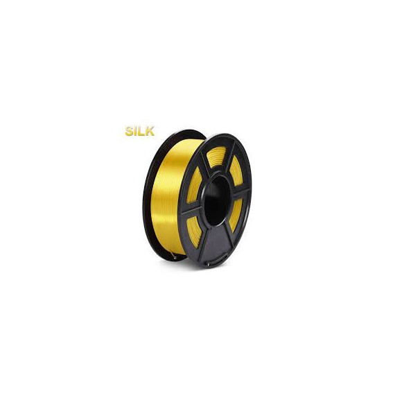 Filamento 3D Pla Silk Amarillo 1.75MM 1 Kgr