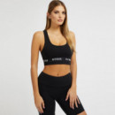 GUESS Athleisure Camiseta Negra V2YP12 KABR0-JBLK