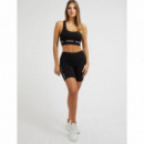 GUESS Athleisure Camiseta Negra V2YP12 KABR0-JBLK