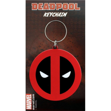 Llavero de Goma Simbolo Deadpool Marvel  PYRAMID