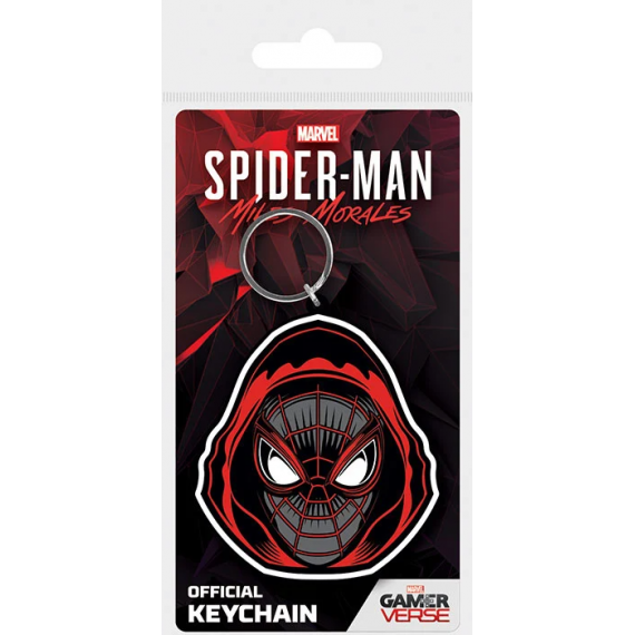 Llavero de Goma Miles Morales Spiderman Marvel  PYRAMID