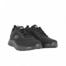 Tenis SKECHERS Negro Total Hombre