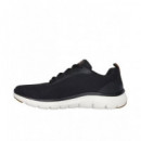 Tenis SKECHERS Negros Hombre