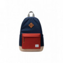 Mochila HERSCHEL Heritage™ Backpack 24L Black Iris Red Ochre Twill