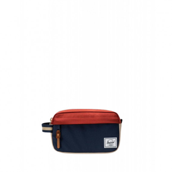 Neceseres Neceser HERSCHEL Chapter Small Travel Kit Black Iris Red Ochre Twill