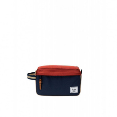 Neceseres Neceser Herschel Chapter Travel Kit Black Iris Red Ochre Twill