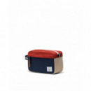 Neceseres Neceser HERSCHEL Chapter Travel Kit Black Iris Red Ochre Twill