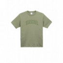 Camisetas Hombre Camiseta HERSCHEL Faculty Four Leaf Clover Chive