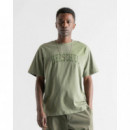 Camisetas Hombre Camiseta HERSCHEL Faculty Four Leaf Clover Chive