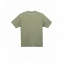 Camisetas Hombre Camiseta HERSCHEL Faculty Four Leaf Clover Chive