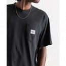 Camisetas Hombre Camiseta HERSCHEL Pocket Black