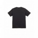 Camisetas Hombre Camiseta HERSCHEL Pocket Black