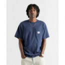 Camisetas Hombre Camiseta HERSCHEL Pocket Navy