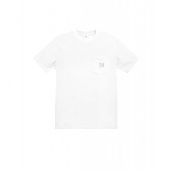 Camisetas Hombre Camiseta HERSCHEL Pocket White