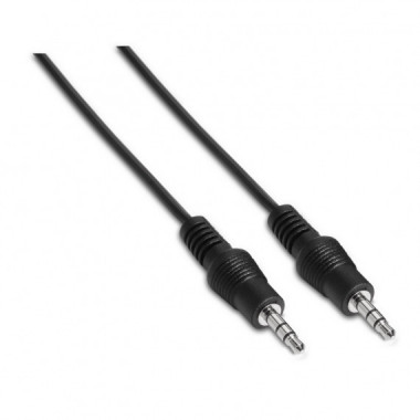 CABLE AUDIO ESTEREO JACK 3.5M-JACK 3.5M NEGRO 10M AISENS A128-0144