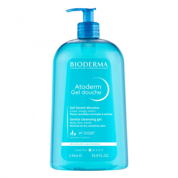 Atoderm Gel Douche Bioderma 1 Litro  BIODERMA-NAOS SKIN CARE