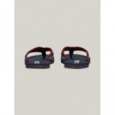 Chanclas con Logo en Tiras de TOMMY HILFIGER