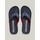 Chanclas con Logo en Tiras de TOMMY HILFIGER