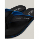 Chanclas con Logo en Tiras de TOMMY HILFIGER