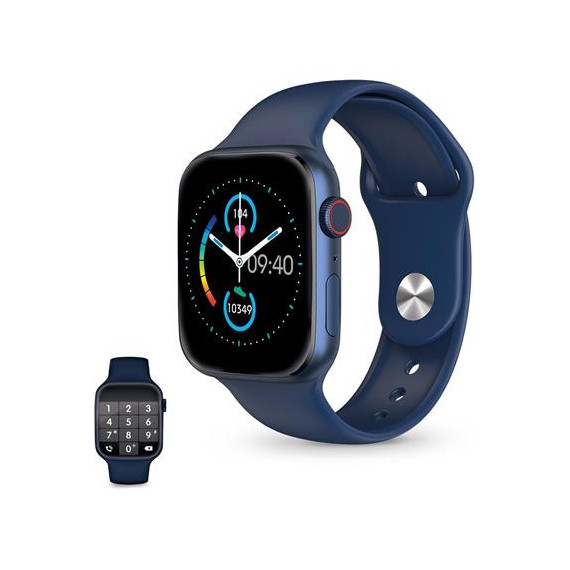 KSIX Reloj Smartwatch URBAN4 Azul Ritmo Cardiaco,calorias,monitor Sueño,carga Magnetica