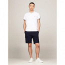 Polo de Corte Slim con Tapeta a Contraste de TOMMY HILFIGER