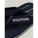 Chanclas de Tiras Trenzadas con Logo de TOMMY HILFIGER