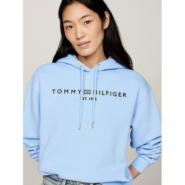 Sudadera con Capucha y Logo Bordado de TOMMY HILFIGER