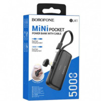 Powerbank BOROFONE BJ41 5.000MAH con Conexión 2-1 Negro