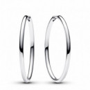 PANDORA Pendientes de Aro de 40 Mm para Charm​ 293336C00