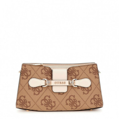 GUESS Bandolera Nolana Marrón HWOS95 00120-LAN