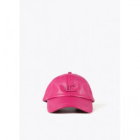 Gorra Efecto Piel Color Rosa  LOLA CASADEMUNT