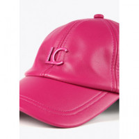 Gorra Efecto Piel Color Rosa  LOLA CASADEMUNT