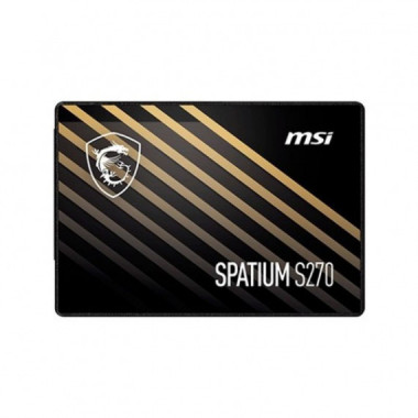 MSI Disco Duro Ssd Spatium SATA3 S270 480GB  LECTURA:500MBS/ESCRITURA: 450MBS